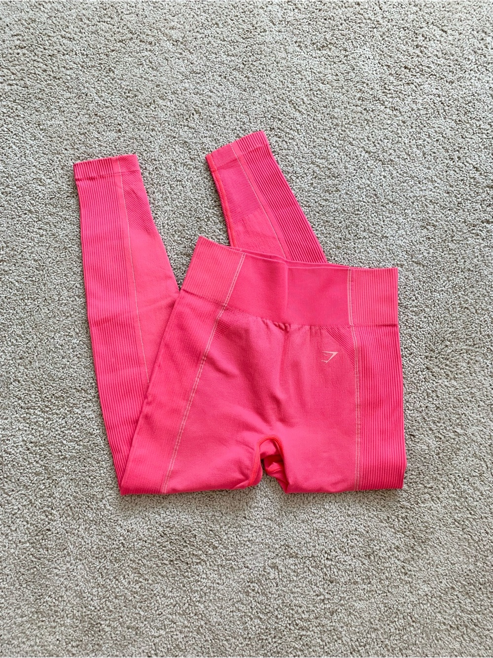 ❤️ 3/50 GymShark Hot Pink Ultra Seamless Athletic Sports Yoga Leggings